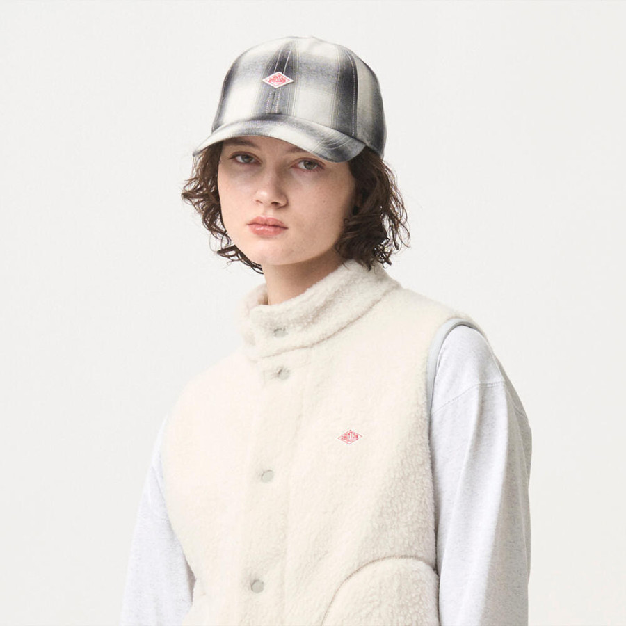 단톤 옴브레 체크 6패널 캡 3컬러 DT-H0366 ORC DNB252U303-0006