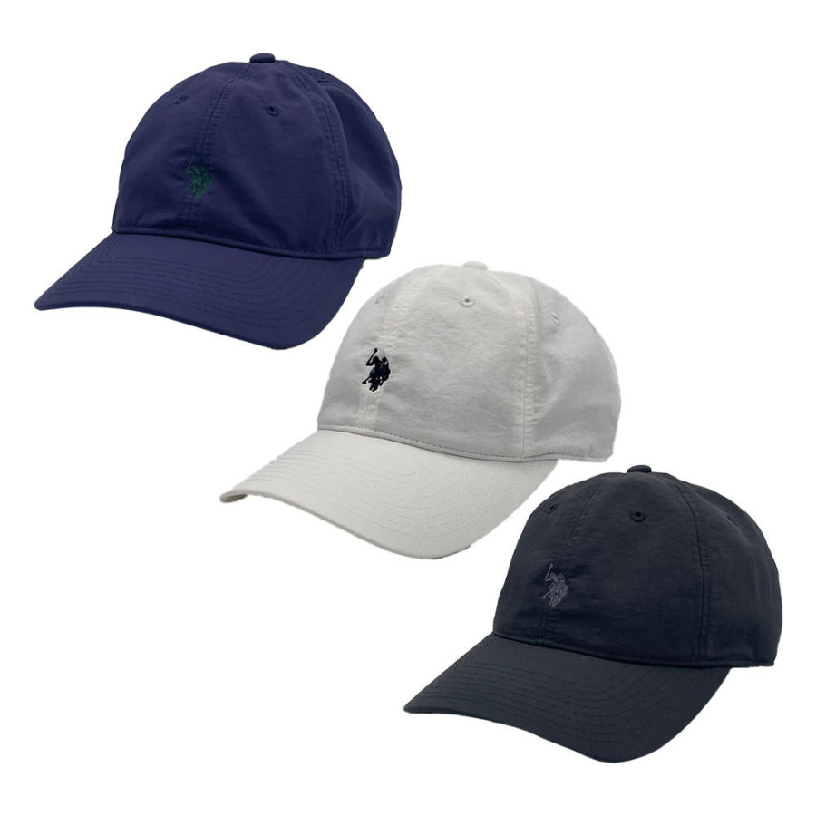 U.S. POLO ASSN. 유에스폴로에센 더블 호스맨 자수 나일론 캡 3컬러 PLM52954