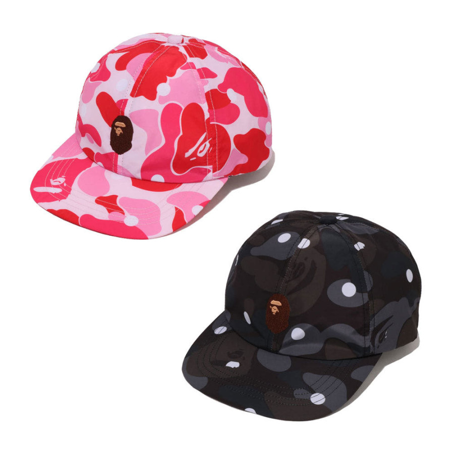 베이프 ABC 도트 카모 원포인트 패널 캡 모자 2컬러 1L80180012