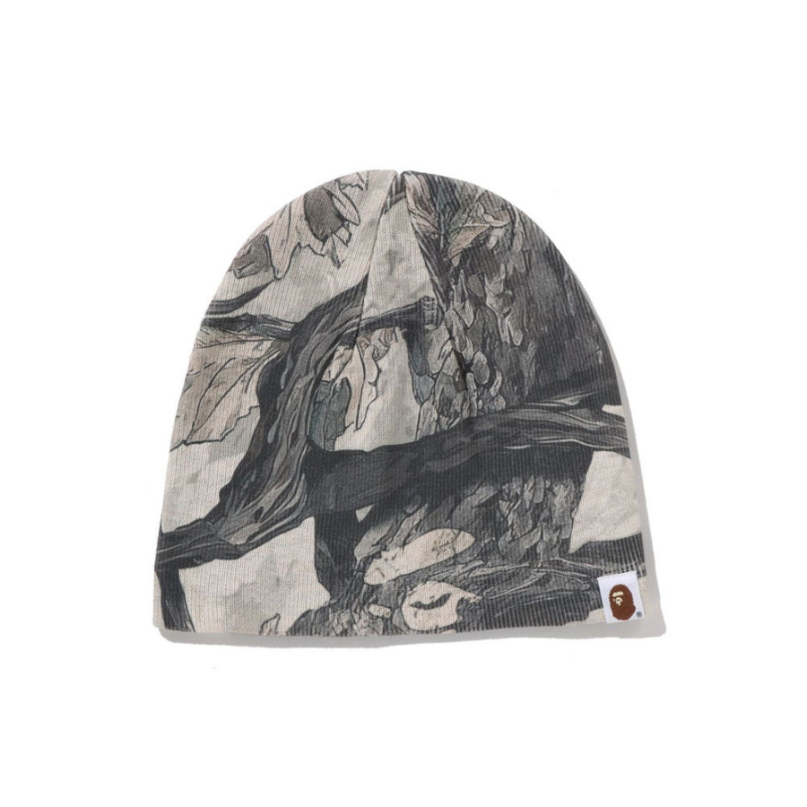 베이프 트리 엣지 카모 니트 캡 비니 2컬러 1L80181003