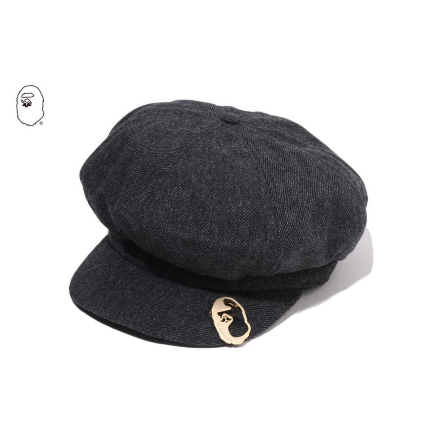 베이프 메신저 캡 모자 그레이 7L70180304