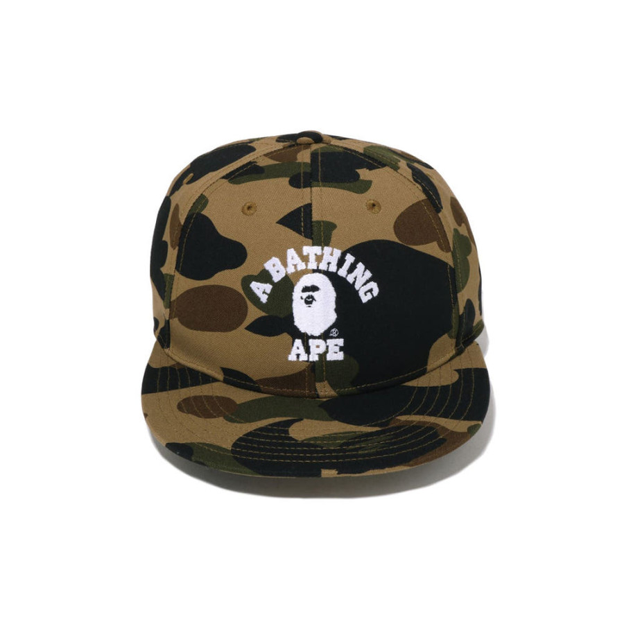 베이프 1ST 카모 컬리지 캡 모자 2컬러 1L70180008