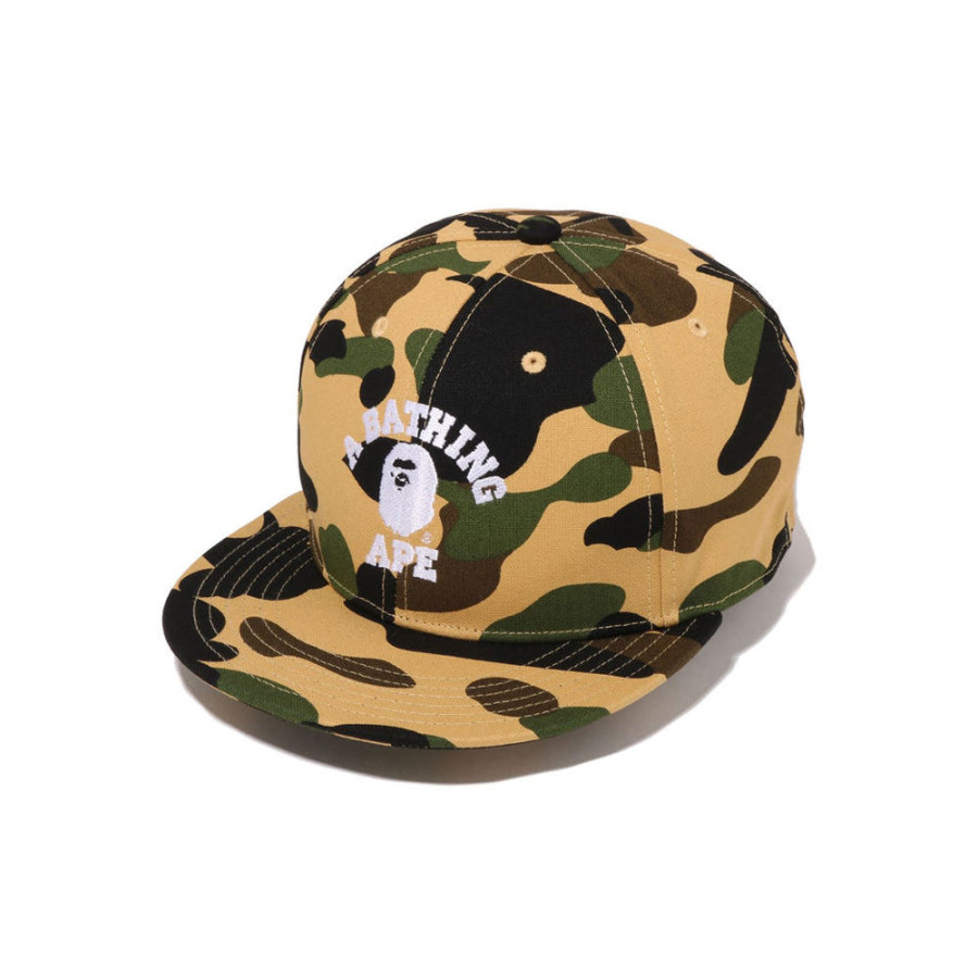 베이프 1ST 카모 컬리지 캡 모자 2컬러 1L70180008