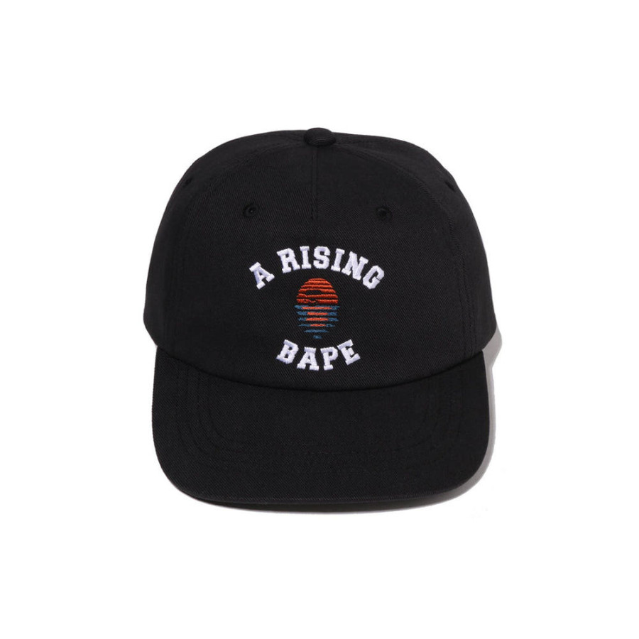 베이프 라이징 베이프 패널 캡 모자 블랙 1L70180006