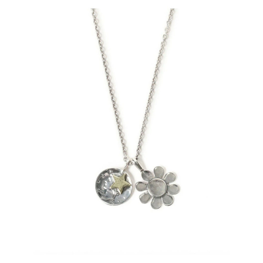 노즈웍스 X 빔즈 NORTH WORKS 플라워 코인 팬던트 목걸이 11-42-0001-803-90-88 FK6263