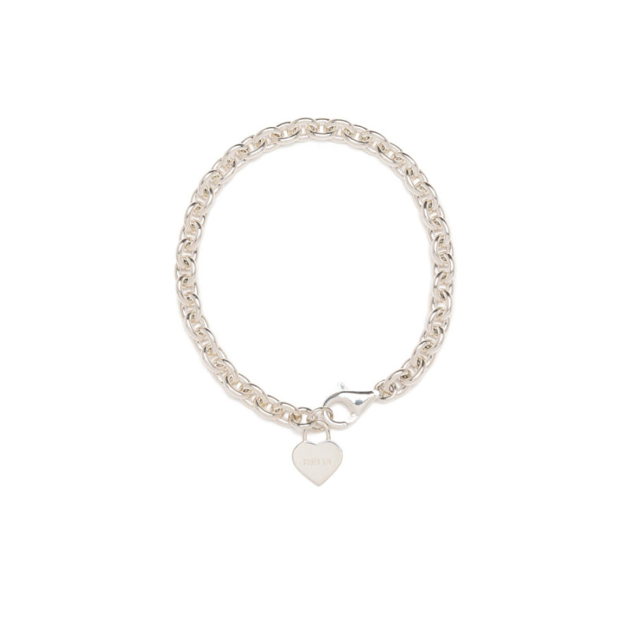 휴먼메이드 하트 실버 팔찌 2컬러 HM30GD086