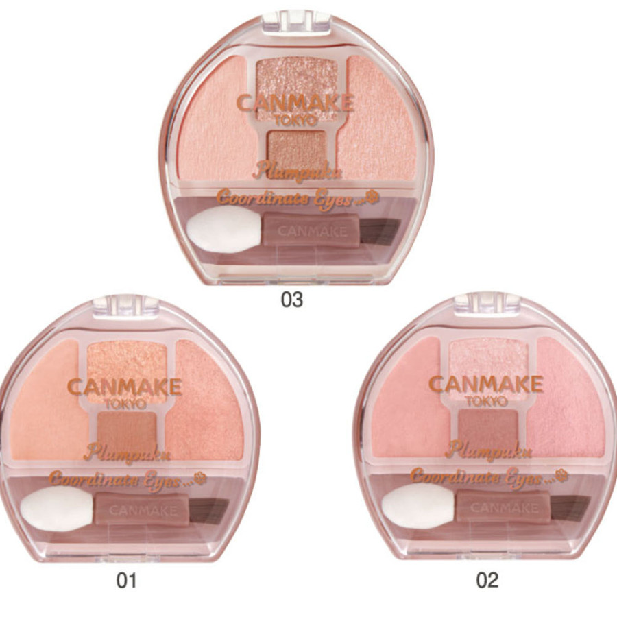 캔메이크 플랜 푸쿠 코데 아이즈 애굣살 아이섀도우 팔레트 4종